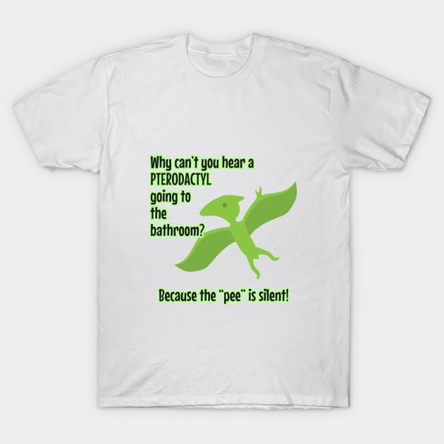 Pterodactyl Pun T-Shirt by CafePretzel